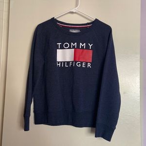 Tommy Hilfiger printed crew neck sweatshirt